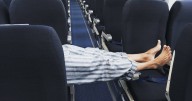 Plane etiquette: Socks or no socks?