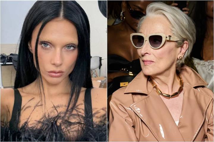 "Lo que acaba de pasar". Qué dijo Valentina Zenere al cruzarse a Meryl Streep en el desfile de Dolce & Gabbana