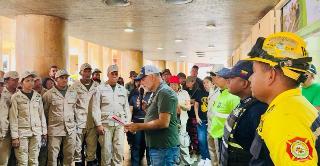 Cuerpo de Combatientes Ecosocialistas participó en Simulacro ante Desastres y Conflictos Armados 