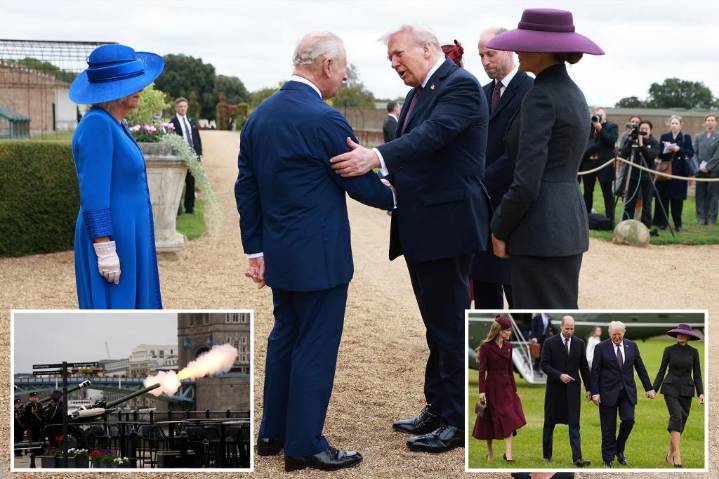 President Trump receives warm welcome at Windsor Castle as King Charles holds grand royal procession