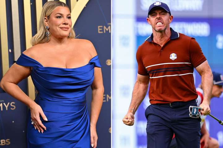 Ryder Cup worker and stand-up comedian quits her role as first tee MC after leading vile chants aimed at Rory McIlroy