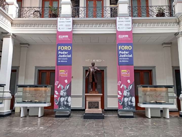Poder Judicial del Estado de México presente en la FILEM