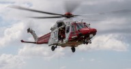 Live: Coastguard helicopter circles over Devon beauty spot