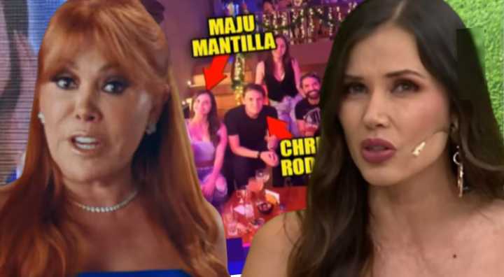 Magaly Medina expone imágenes INÉDITAS de Maju Mantilla junto a su productor y la CUESTIONA: "Una noche de copas al lado del otro"
