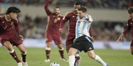 Argentina gana 3-0 a Venezuela