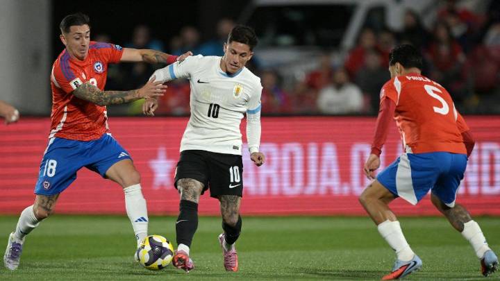 Chile empató con Uruguay y quedó última en las Eliminatorias
