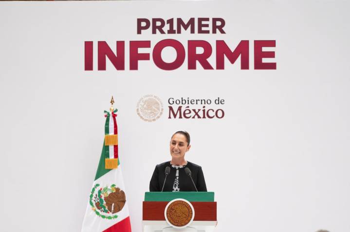 Vamos bien y vamos a ir mejor: Presidenta Claudia Sheinbaum en primer informe de gobierno