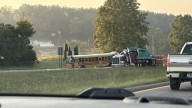 School bus, semitruck crash shuts down US25 in Hamblen County