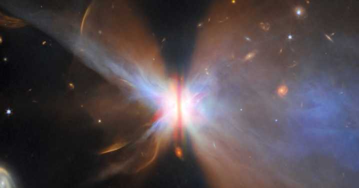 Astronomers capture stunning cosmic butterfly in space