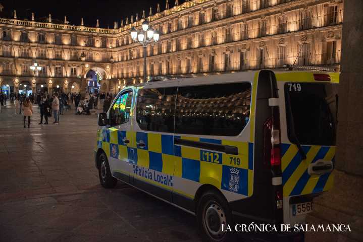 A puñetazos en la Plaza Mayor