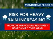 Days of rain ahead, minor flood risk after round of summer temperatures