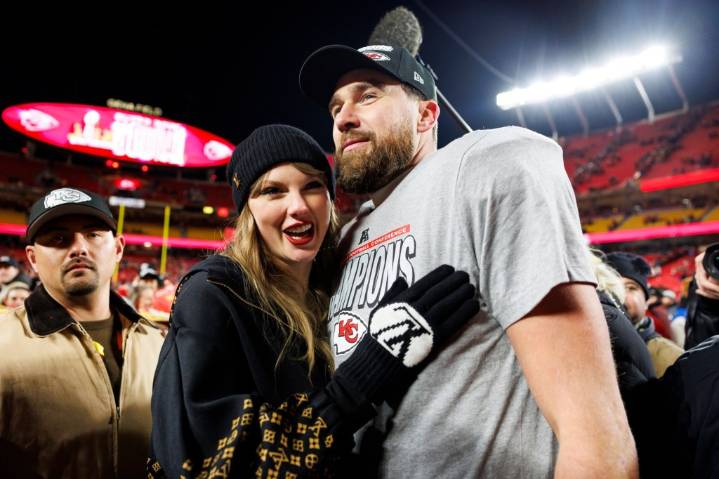 ‘Giddy’ Travis Kelce breaks silence on Taylor Swift engagement