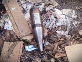 Removieron un artefacto explosivo que había sido arrojado en un basural de B° Marqués Anexo