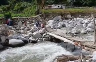 Comunidad de La Vega en Timotes está incomunicada desde hace tres meses por crecida de río