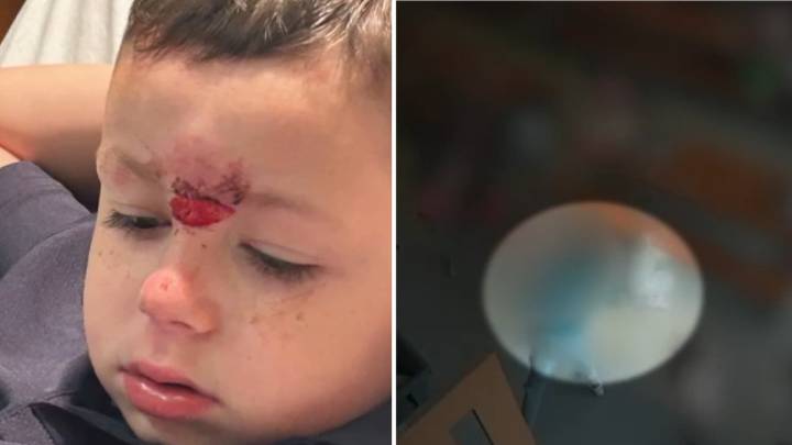Video: Kindergarten pushed to the ground by older student