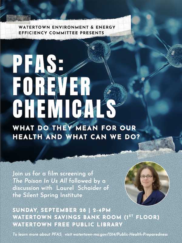 Watertown Group Screening Documentary on “Forever Chemicals”