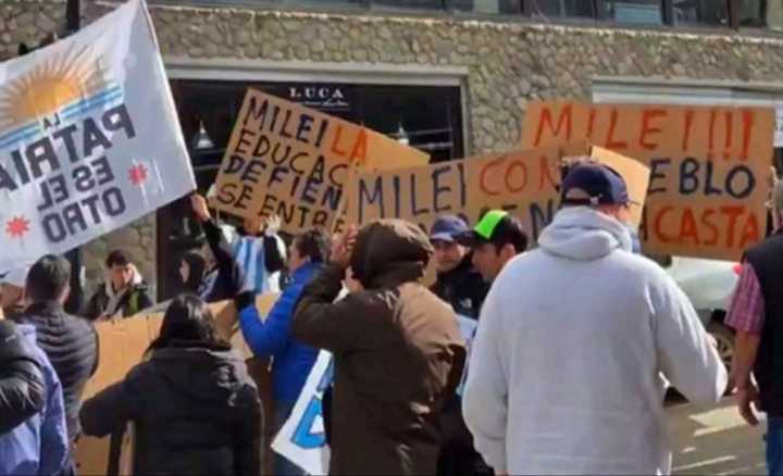 Milei suspendió caminata en Ushuaia