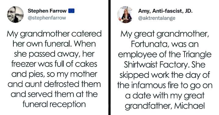 24 People Joined This Viral Thread Of Sharing The Coolest And Oddest Facts From Their Family’s History