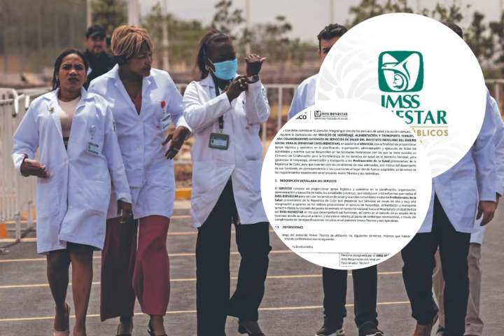 Casa, chofer y comida: así sería el nuevo acuerdo para médicos cubanos por medio del IMSS