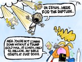 Cartoon: Trump rapture