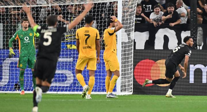 Juventus - Dortmund: Partidazo en el arranque de la Champions League, con 8 goles en 40 minutos