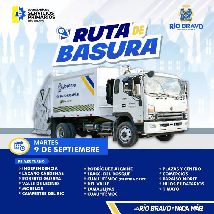 Recolección de basura del día de hoy