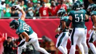 Dallas Goedert's second TD of day gives Eagles 21