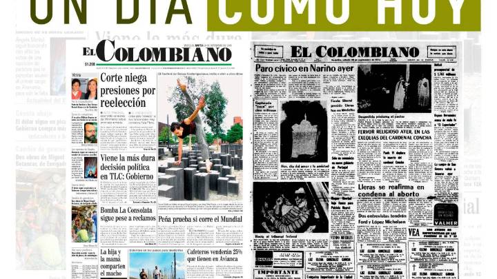 Un día como hoy 20 de septiembre