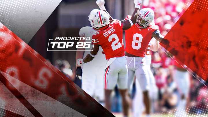 Tomorrow's Top 25 Today projects college football rankings entering Week 2