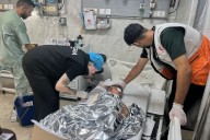 An American nurse in Gaza City films a hospital’s collapse as Israeli forces surround it
