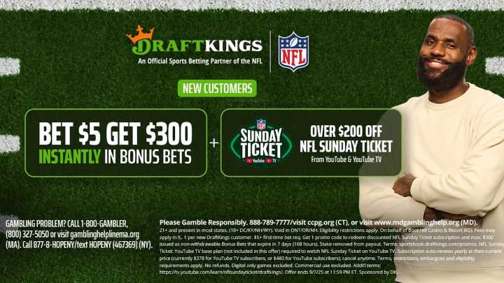 DraftKings promo unlocks $200 bonus for Thursday Night Football