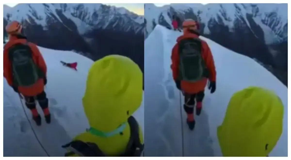 Alpinista muere tras quitarse el arnés para una selfie y caer 200 metros en China