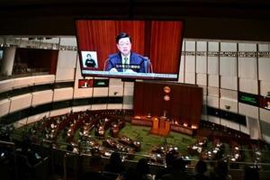 Hong Kong leader unveils plan to boost growth with border mega