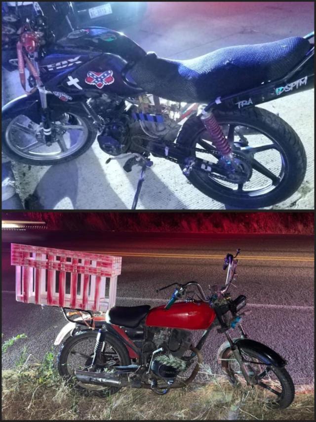 Aseguran dos motocicletas con irregularidades aquí en Aguascalientes