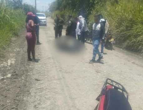 Motociclista asesinado mientras viajaba desde Tuluá hacia Nariño.