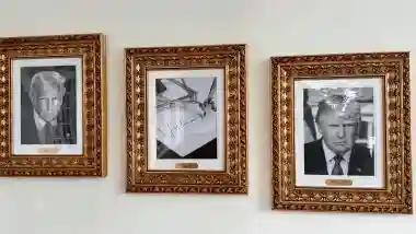Trump mocks Biden, replaces portrait with autopen at White House