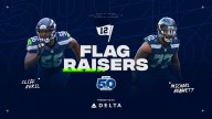 Seahawks Legends Cliff Avril & Michael Bennett Named 12 Flag Raiser For Seahawks vs. Saints