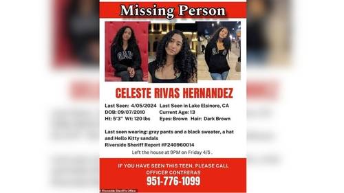 Body of teen found in D4vd's impounded Tesla may is missing girl Celeste Rivas from Lake Elsinore