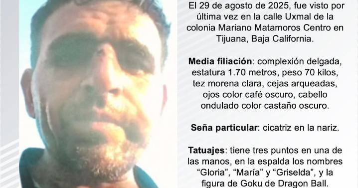 Se busca a Jesús Manuel García Quintero de 40 años