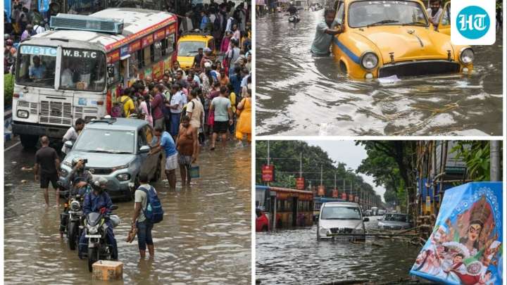 Kolkata rain war: BJP cries Durga Puja pain, TMC hits back with ‘science’