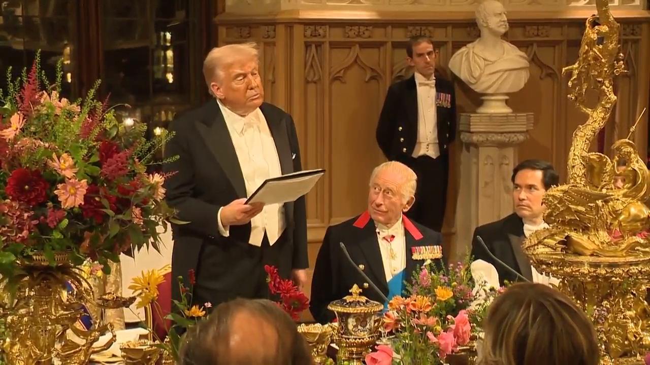 Trump celebrates 'priceless and eternal' US-UK bond during state banquet speech