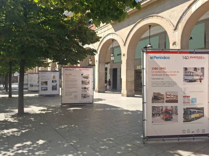 Avanza celebra 140 años de historia con una exposición fotográfica en el Paseo Independencia
