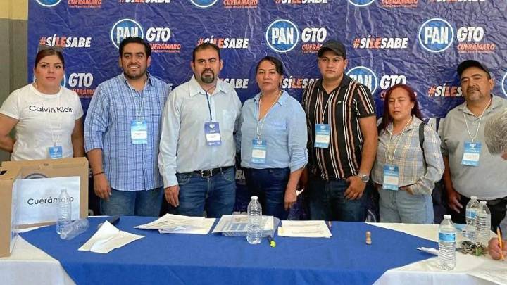 Designan democráticamente nueva dirigencia del PAN en Cuerámaro