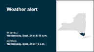 NY weather: Weather alert issued for part of New York Wednesday morning