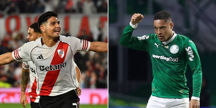 A qué hora juega River Plate vs Palmeiras: partido en Buenos Aires por ida de cuartos de final por Copa Libertadores 2025