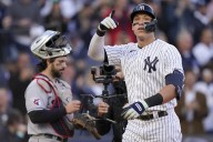 Aaron Judge ties Yogi Berra for fifth on the Yankees' career homers list