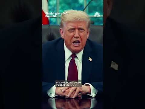 Trump remembers Charlie Kirk in social media video