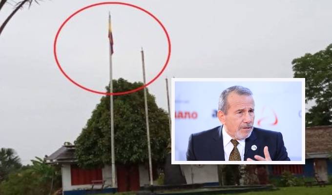 Canciller Elmer Schialer anuncia reunión urgente tras retiro de bandera colombiana en Loreto