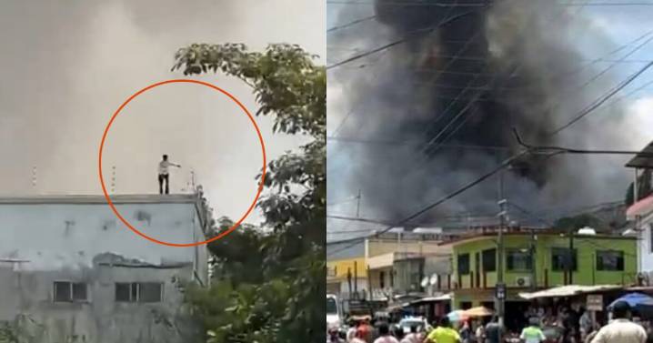 Pánico en Las Choapas: Tienda departamental arde en llamas en Veracruz; hay 7 heridos