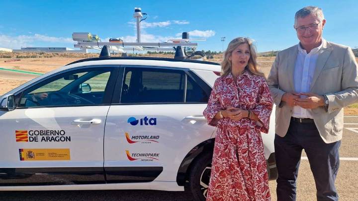 Las empresas aragonesas podrán experimentar con el vehículo autónomo en Motorland
